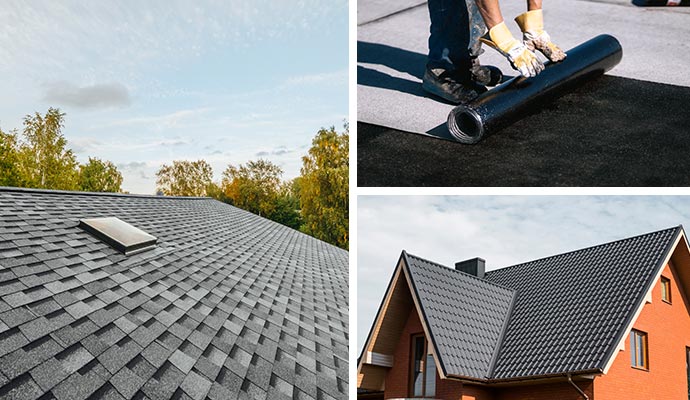 different types of roofing